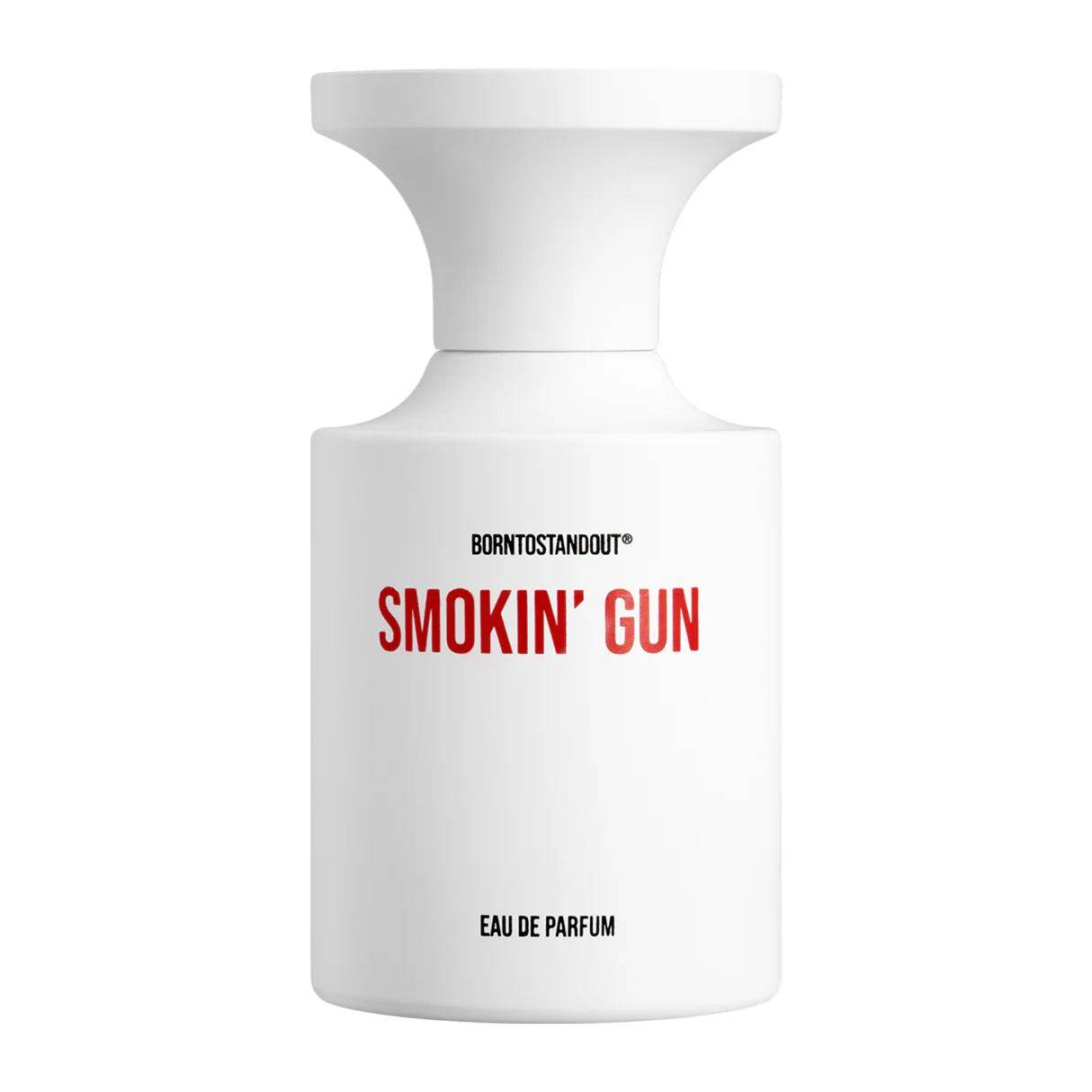 Borntostandout Smokin Gun unisex parfem EDP bočica tamni dizajn