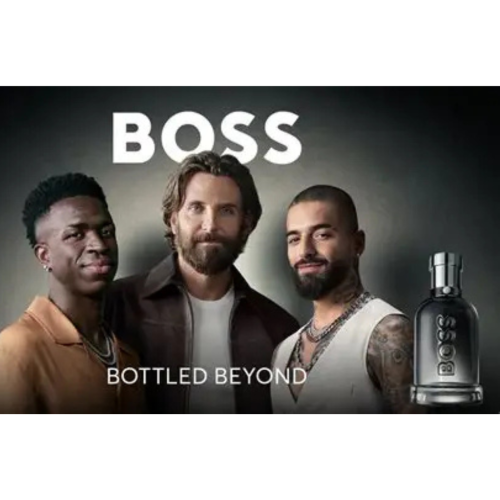 Hugo Boss Bottled Beyond poklon set muški parfem i kozmetika - reklamna slika za Vinicijusom Juniorom