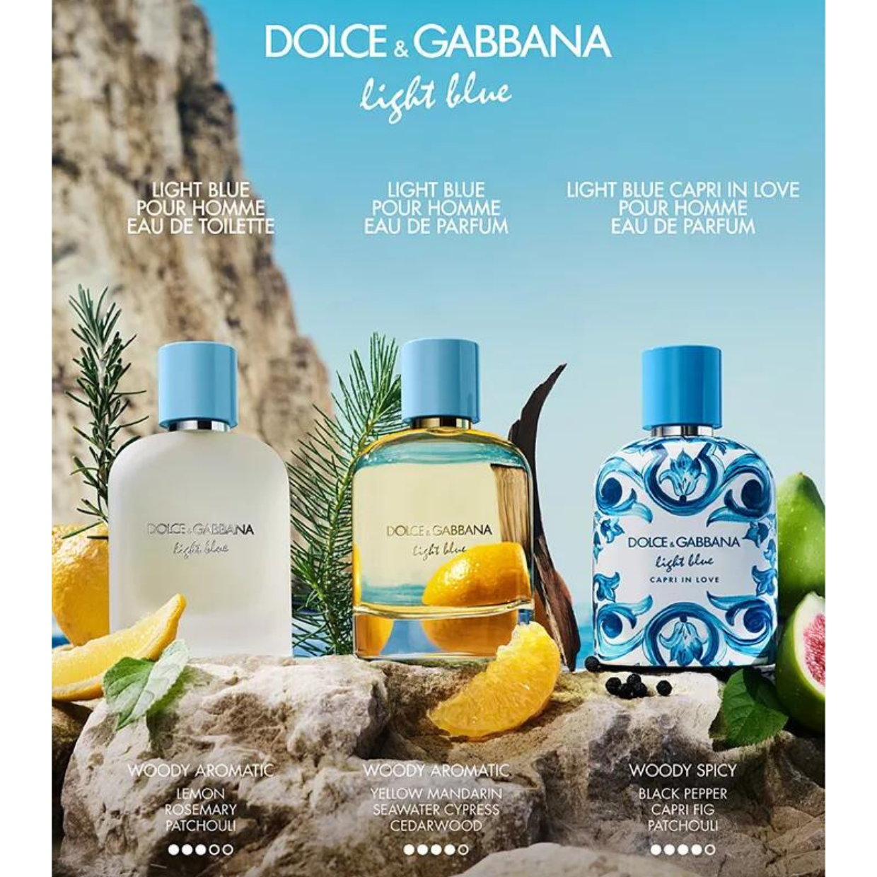 Dolce & Gabbana Light Blue EDP – Svež Citrusni Muški Parfem