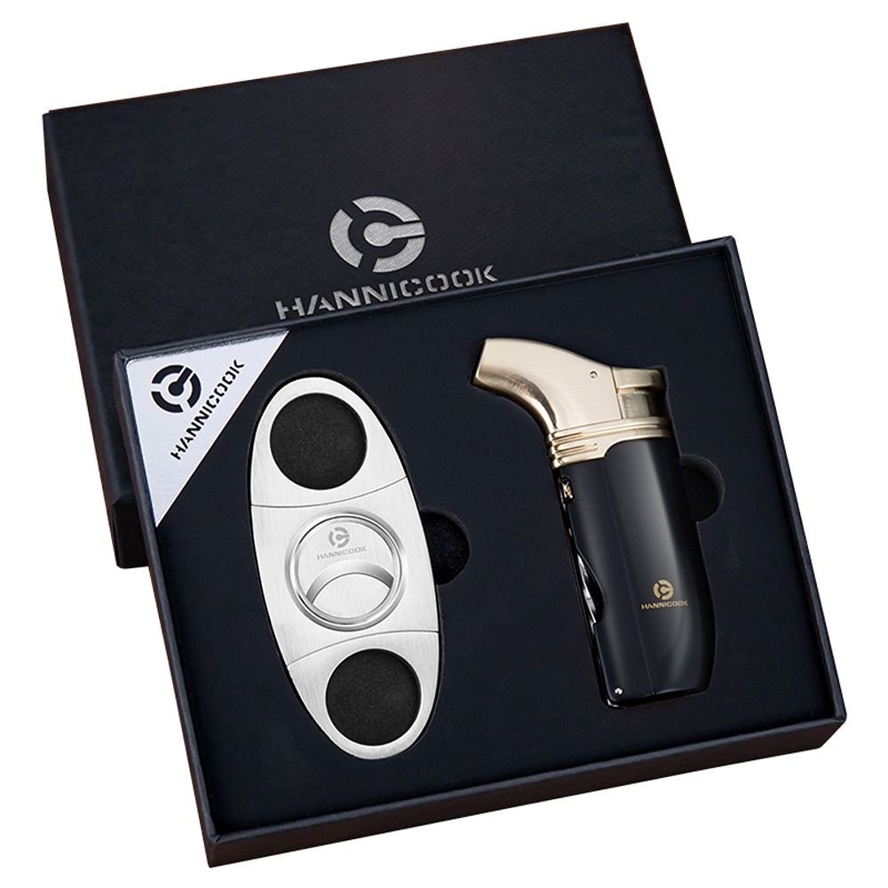 HANNICOOK gift set HCL-422 sa metalnim sekačem i upaljačem sa bušačem