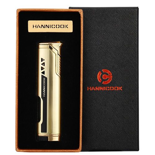 HANNICOOK metalni upaljač Jet Slim HCL-496BK toptaurus.rs Tanki metalni upaljač HANNICOOK crni dimenzije 85x23x11 mm