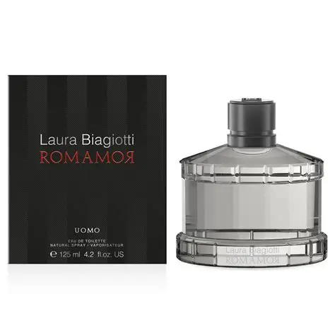 Laura Biagiotti Romamor Uomo EDT pakovanje elegantan i sofisticiran izgled muški parfem
