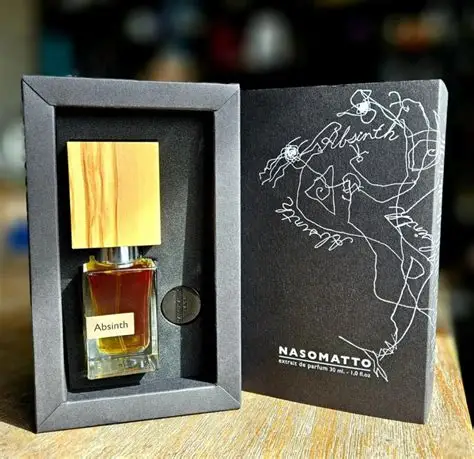 Nasomatto Absinth EDP parfem pakovanje i bočica detalj
