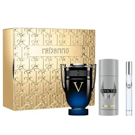 Paco Rabanne Invictus Victory Elixir set 100ml 10ml i 150 ml dezodorans luksuzno pakovanje