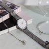 Elegantni Rosefield Small Edit 26WS-266 sat srebrne boje sa kućištem od 26 mm
