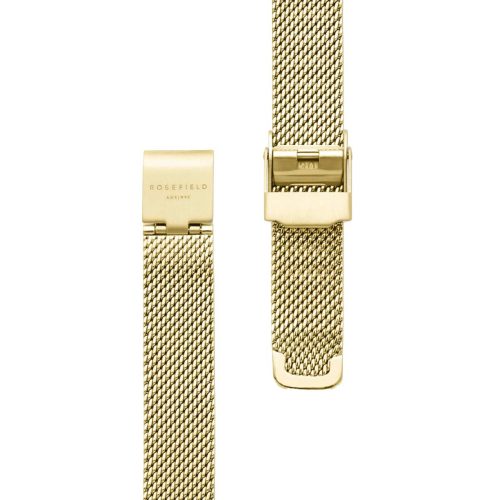 Rosefield ženski sat OWGMG-O73 toptaurus.rs. 1 Rosefield OWGMG-O73 ženski sat detalj zlatne mesh narukvice od nerđajućeg čelika