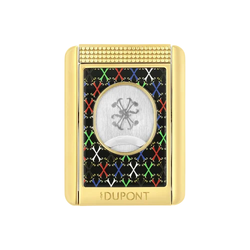 ST Dupont Fuente sekač za cigare Black:Golden 003460F toptaurus.rs Crni sjajni cigar cutter sa Opus X motivom