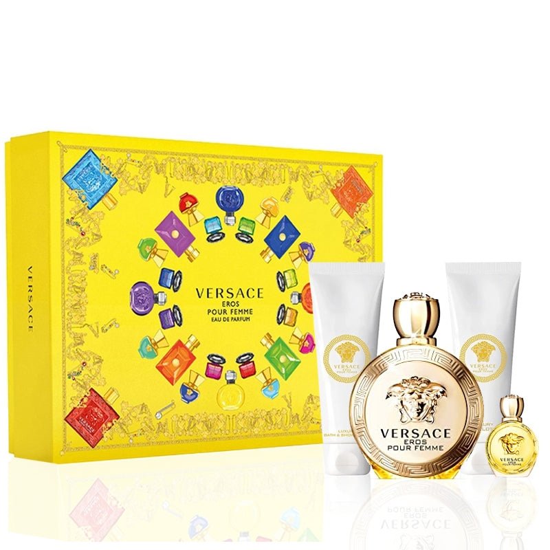 Versace Eros Pour Femme ženski parfemski set 100ml EDP sa gelom i balzamom