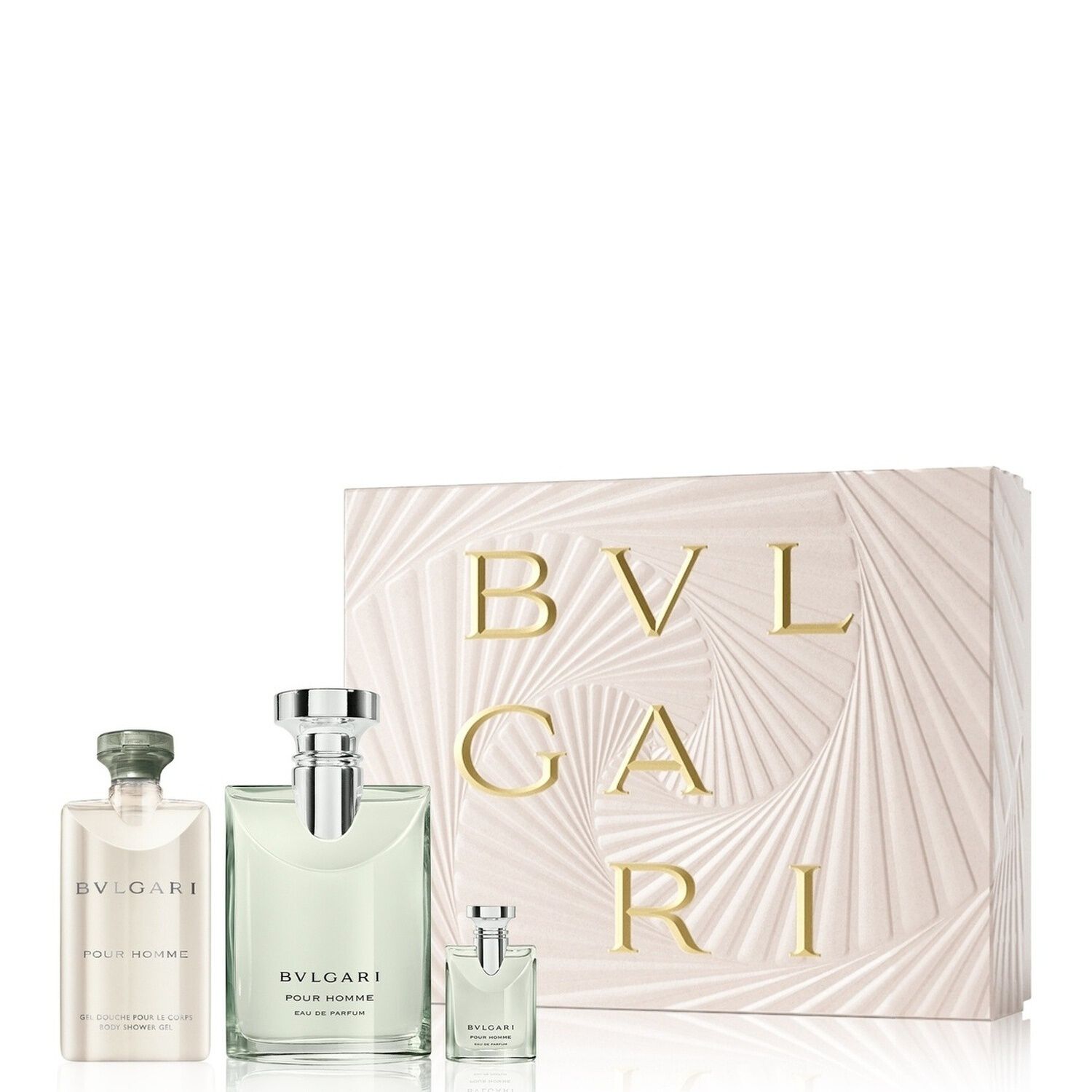 Bvlgari Pour Homme set 100ml EDP + 5ml + 75ml Gel za tusiranje muski parfemski set