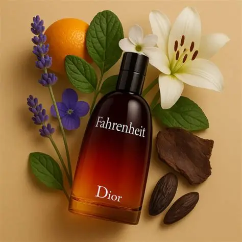 Dior Fahrenheit Parfum sa notama kože, ruma i vanile