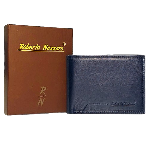 Roberto Nazzaro muški novčanik 2739-292 toptaurus.rs 2 Detalj kvalitetne prirodne kože na Roberto Nazzaro novčaniku i originalna kutija