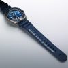 Seiko Samurai PADI SRPJ93K1 automatski ronilački sat prikaz narukvice silikonske teget