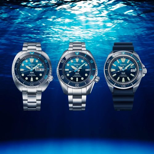 Seiko Samurai PADI Special Edition profesionalni ronilački sat, slika u vodi