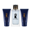 D&G K originalni muški parfemski set sa EDT, gelom za tuširanje i aftershave balzamom