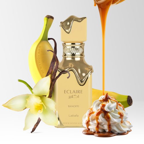 Lattafa Eclaire Banoffi EDP unisex parfem – mirisne note banane, šlaga, vanilije i praline