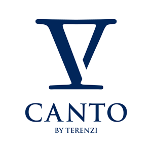 v canto logo teget slova