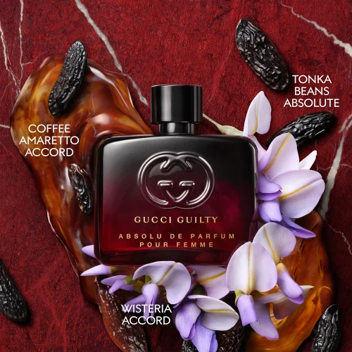 Gucci Guilty Absolu Pour Femme ženski parfem mirisne note gorki badem kafa tonka i vanila
