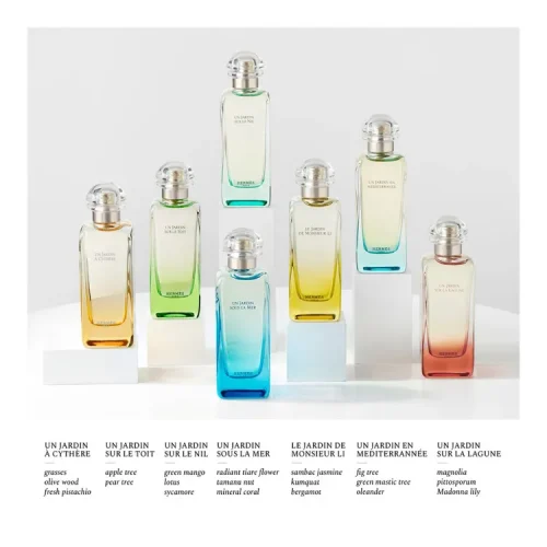 Hermès Un Jardin kolekcija parfema mirisn enote