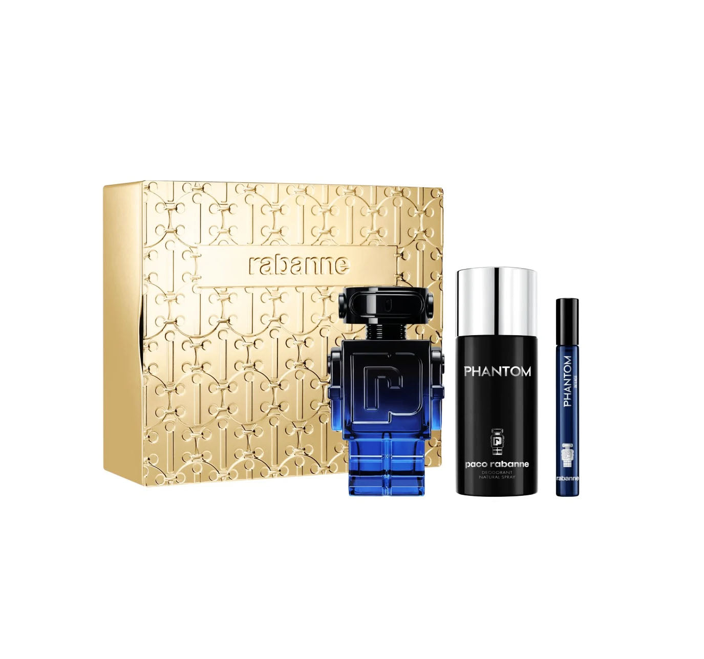 Paco Rabanne Phantom Intense Set 100 ml EDP, 10 ml EDP i 150 ml dezodorans