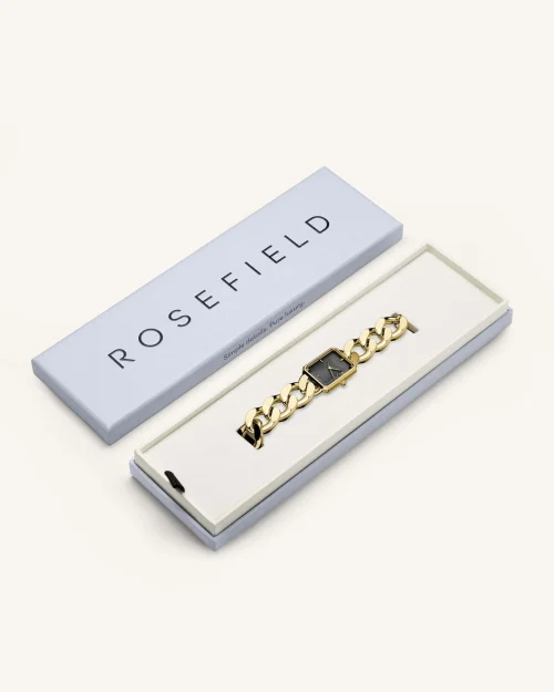 Rosefield SBGSG-O57 zenski sat toptaurus.rs 4 Rosefield SBGSG-O57 ženski sat u elegantnoj kutijii sa crnim brojčanikom