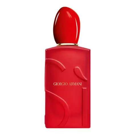 Armani Si Passione Red Bloom Eau de Parfum ženski parfem u elegantnoj crvenoj bočici.